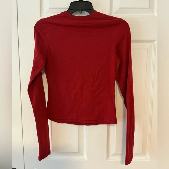 SKIMS Cotton Jersey T-Shirt | Brick | Size S - Picture 7 of 9